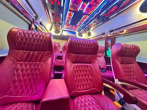 Ultra Luxury Tempo Traveller rental service in kerala kochi